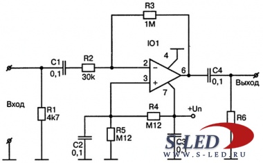 Схема усилителя сигнала