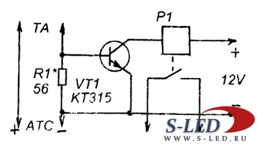 Схема автовыключателя АТС