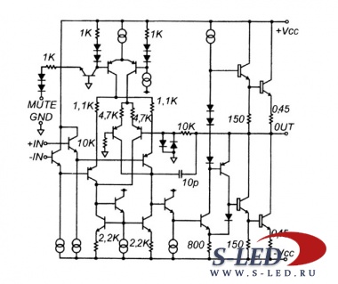 Микросхема УМЗЧ LM2876