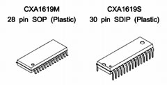 Микросхема радиотракта CXA1619M, CXA1619S
