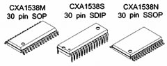 Микросхема радиотракта CXA1538M, CXA1538S, CXA1538N