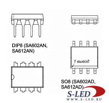 Микросхема SA602, SA602A
