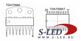 Микросхема УМЗЧ TDA7056A/AT