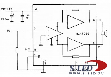 Микросхема TDA7056