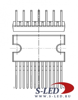 Микросхема УМЗЧ 7057AQ