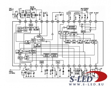 Микросхема радиотракта LA1838