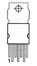 Микросхема УМЗЧ TDA7241B