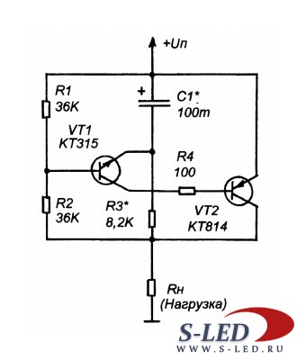 Мультивибратор с последовательным включением нагрузки
