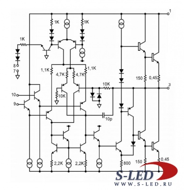 Микросхема УМЗЧ LM3876T, LM3876TF