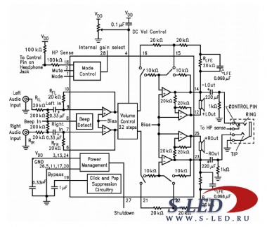 Микросхема ИМС LM4835MT