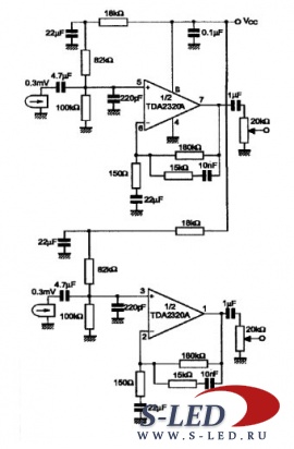 Микросхема TDA2320A