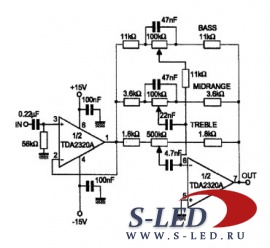 Микросхема TDA2320A