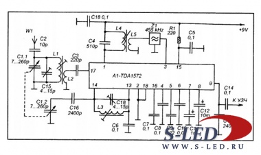 Коротковолновый радиовещательный приемник на TDA1572