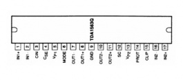 Микросхема УМЗЧ TDA1563Q