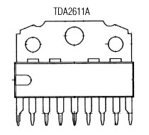 Микросхема УМЗЧ TDA2611A