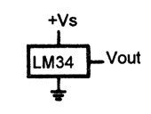 Термодатчик LM34