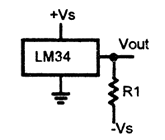 Термодатчик LM34