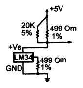 Термодатчик LM34