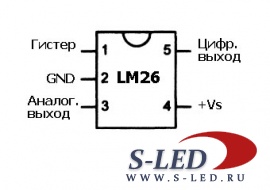 Термодатчик LM26