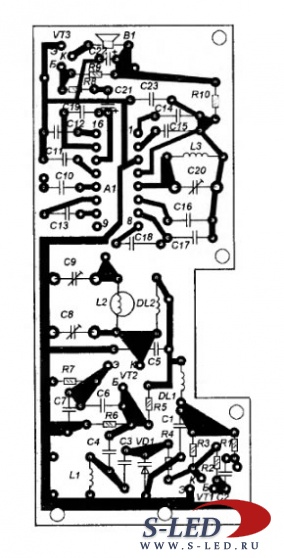 Схема радиопереговорного устройства