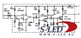 Схема дистанционного выключателя освещения