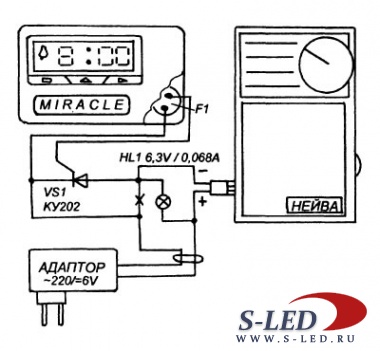 Схема радиобудильника